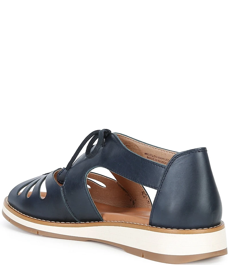 Pikolinos Roquetas Leather Lace Up Sandals