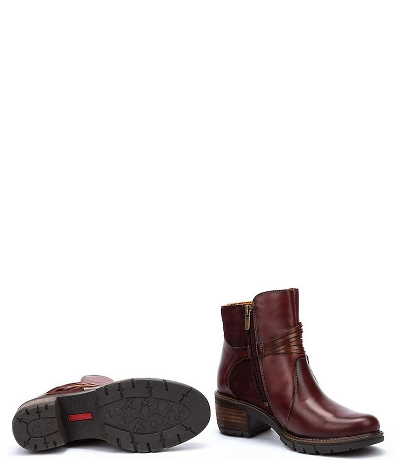 Pikolinos San Sebastian Leather Strappy Ankle Boots