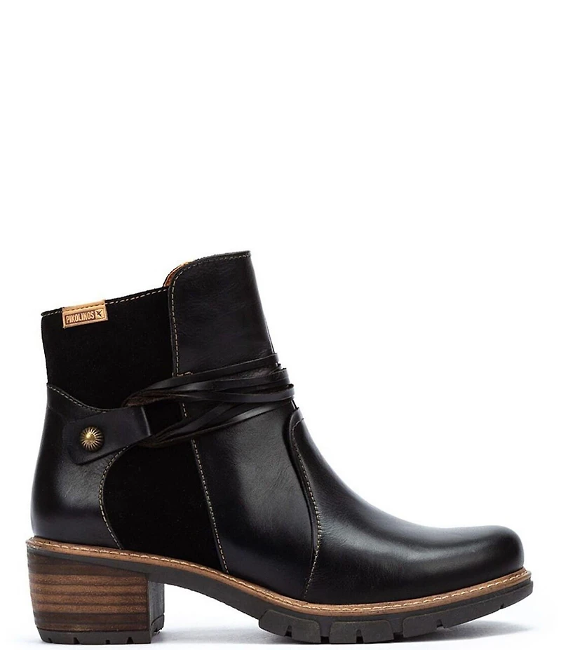 Pikolinos San Sebastian Leather Strappy Ankle Boots
