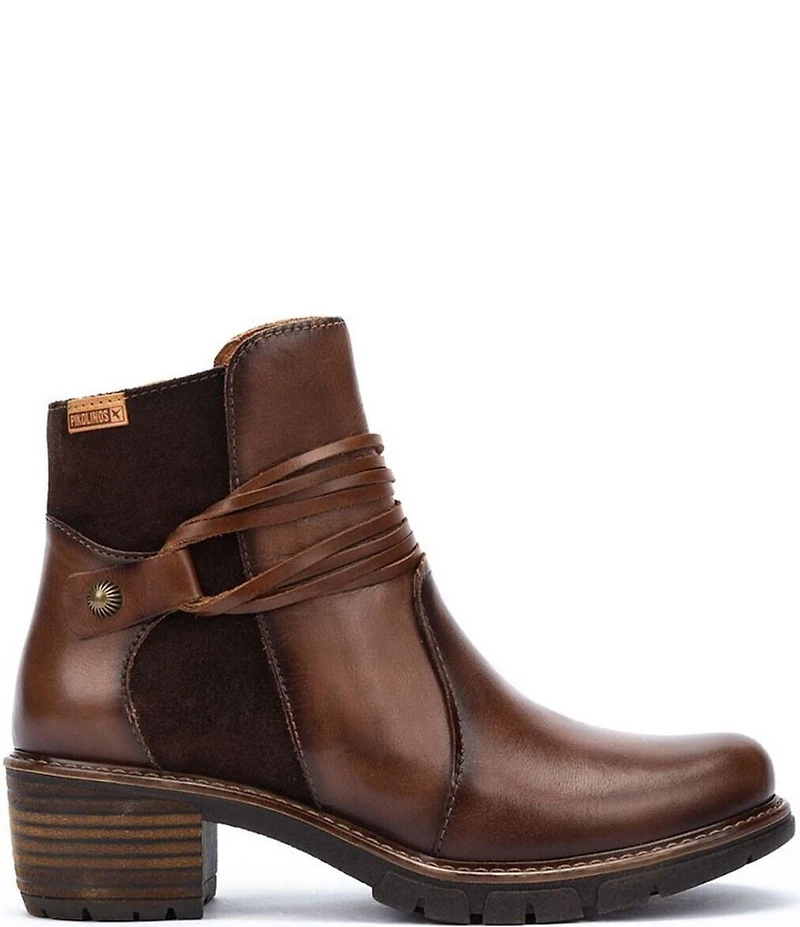 Pikolinos San Sebastian Leather Strappy Ankle Boots