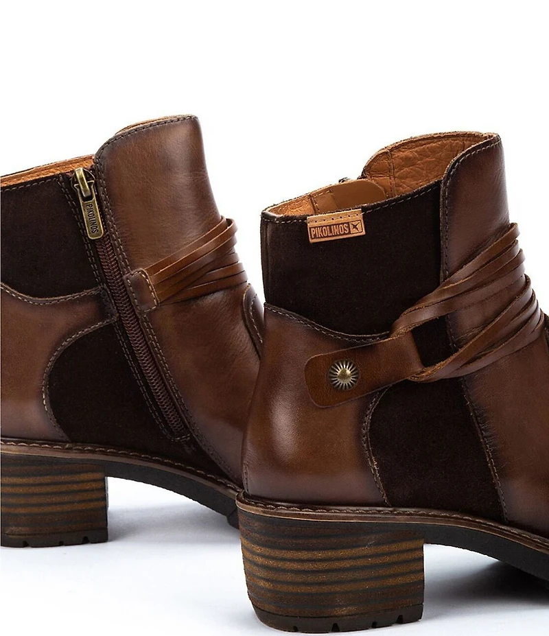Pikolinos San Sebastian Leather Strappy Ankle Boots