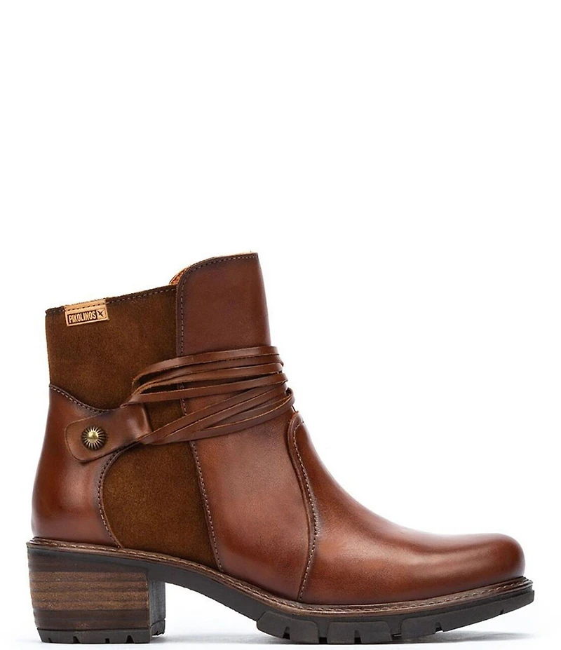 Pikolinos San Sebastian Leather Strappy Ankle Boots