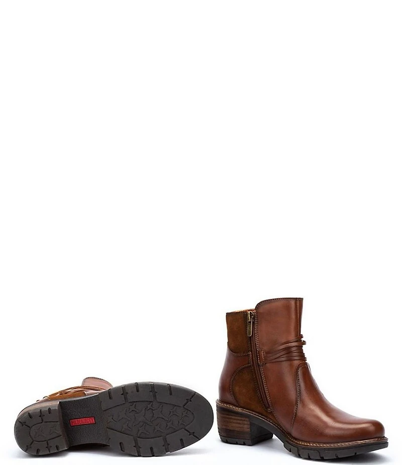 Pikolinos San Sebastian Leather Strappy Ankle Boots