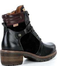 Pikolinos San Sebastian Leather Lace Up Booties