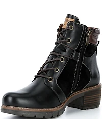 Pikolinos San Sebastian Leather Lace Up Booties