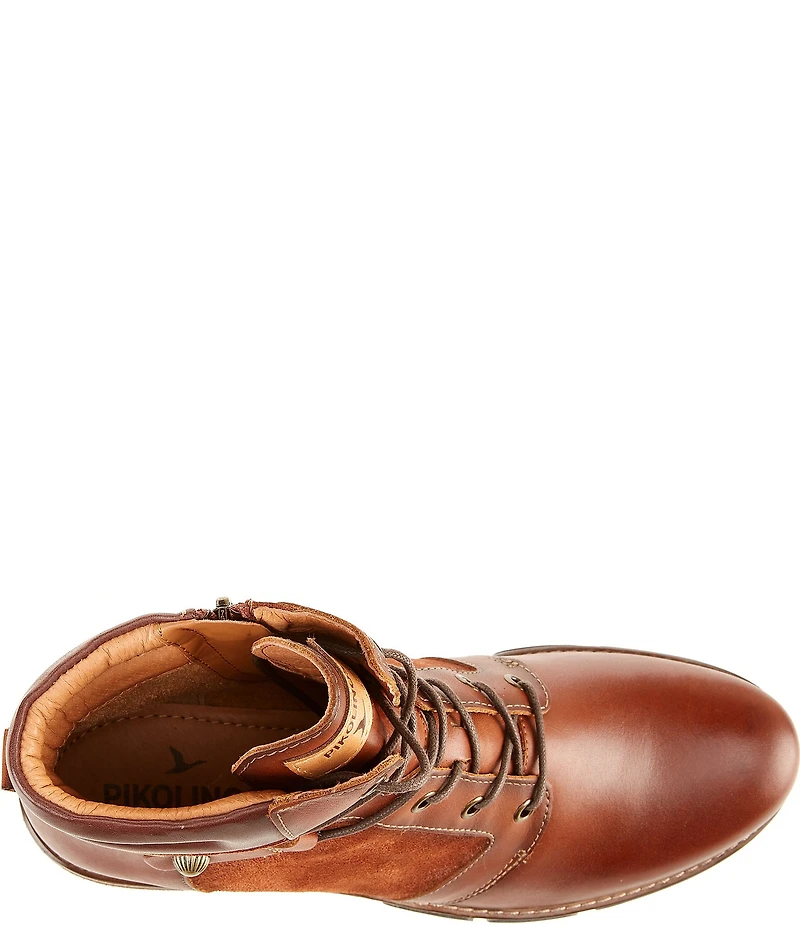 Pikolinos San Sebastian Leather Lace Up Booties