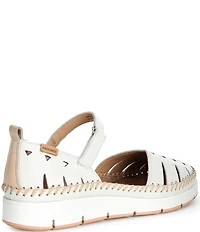 Pikolinos Tenerife Leather Cut Out Sandals