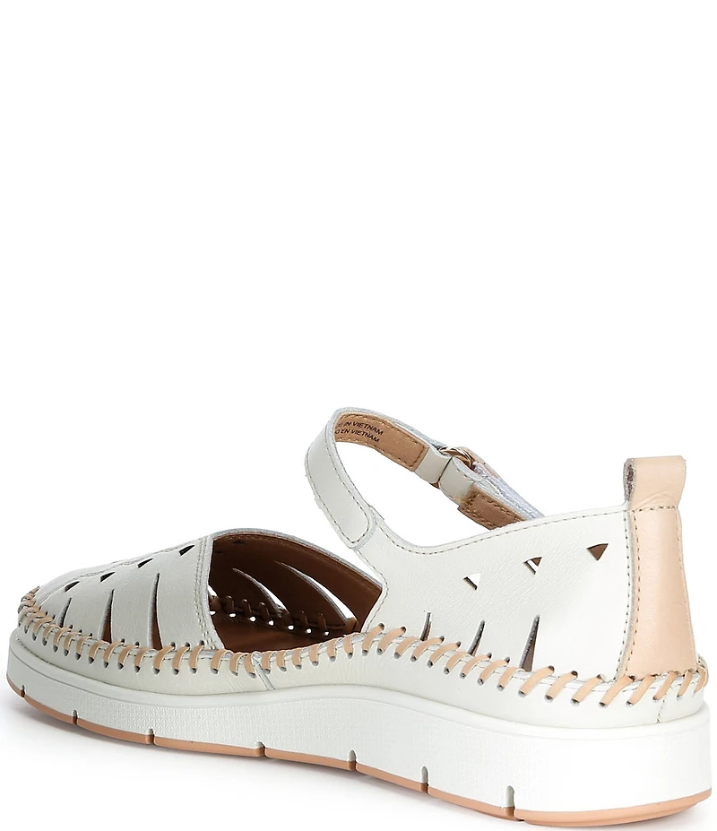 Pikolinos Tenerife Leather Cut Out Sandals