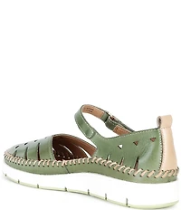 Pikolinos Tenerife Leather Cut Out Sandals