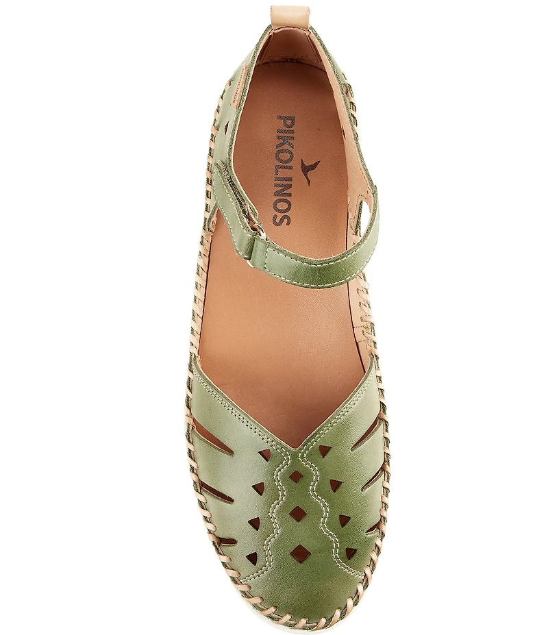 Pikolinos Tenerife Leather Cut Out Sandals