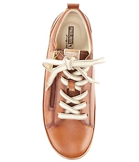 Pikolinos Vigo Zip Lace Up Leather Oxford Sneakers