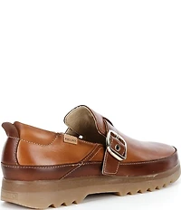 Pikolinos Vigo Leather Buckle Strap Clogs