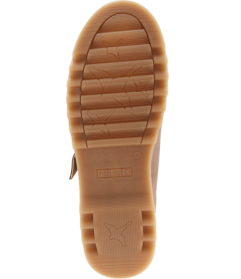 Pikolinos Vigo Leather Buckle Strap Clogs