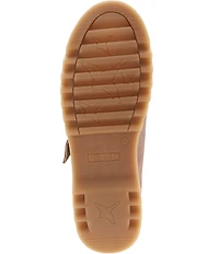 Pikolinos Vigo Leather Buckle Strap Clogs