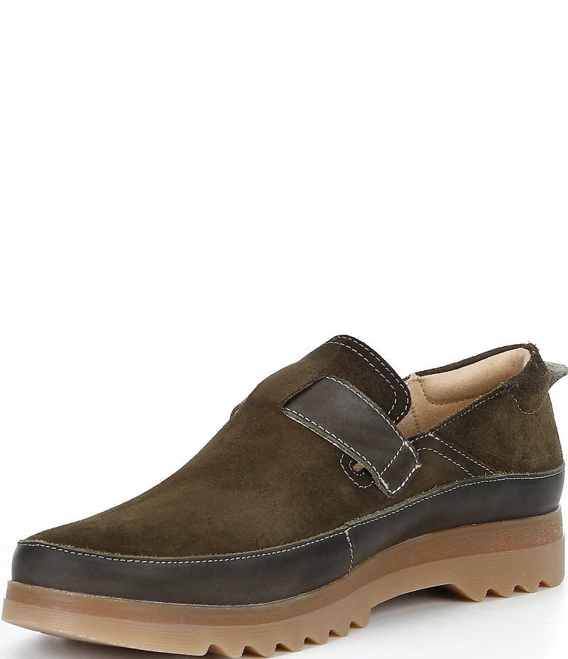 Pikolinos Vigo Suede Buckle Strap Clogs