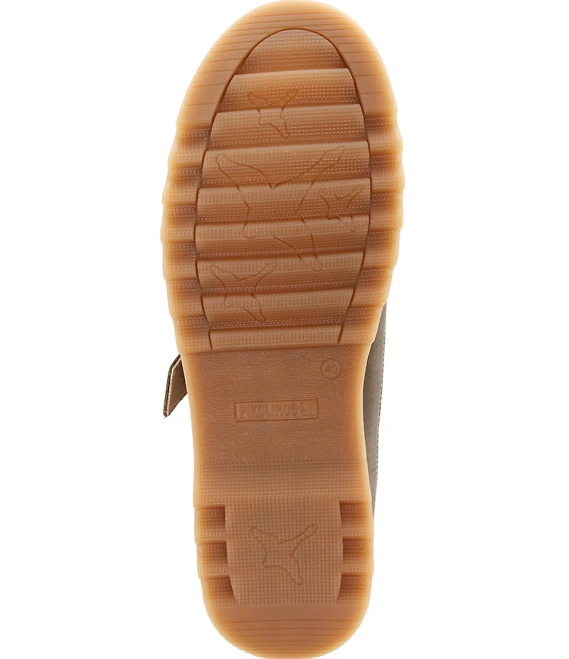 Pikolinos Vigo Suede Buckle Strap Clogs