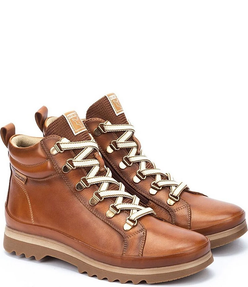 Pikolinos Women's Vigo W3W Leather Lug Sole Booties