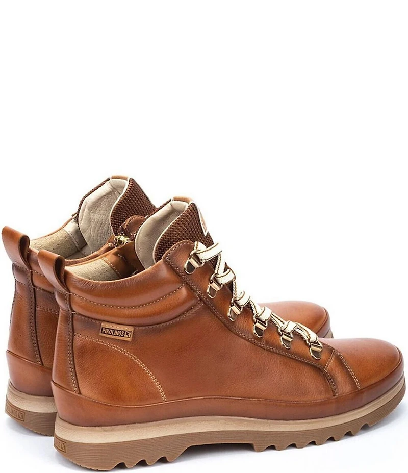 Pikolinos Women's Vigo W3W Leather Lug Sole Booties