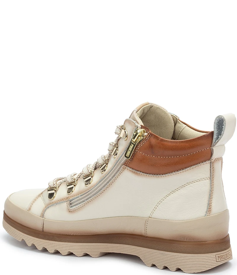 Pikolinos Women's Vigo W3W Leather Lug Sole Booties