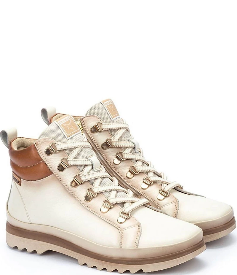 Pikolinos Women's Vigo W3W Leather Lug Sole Booties