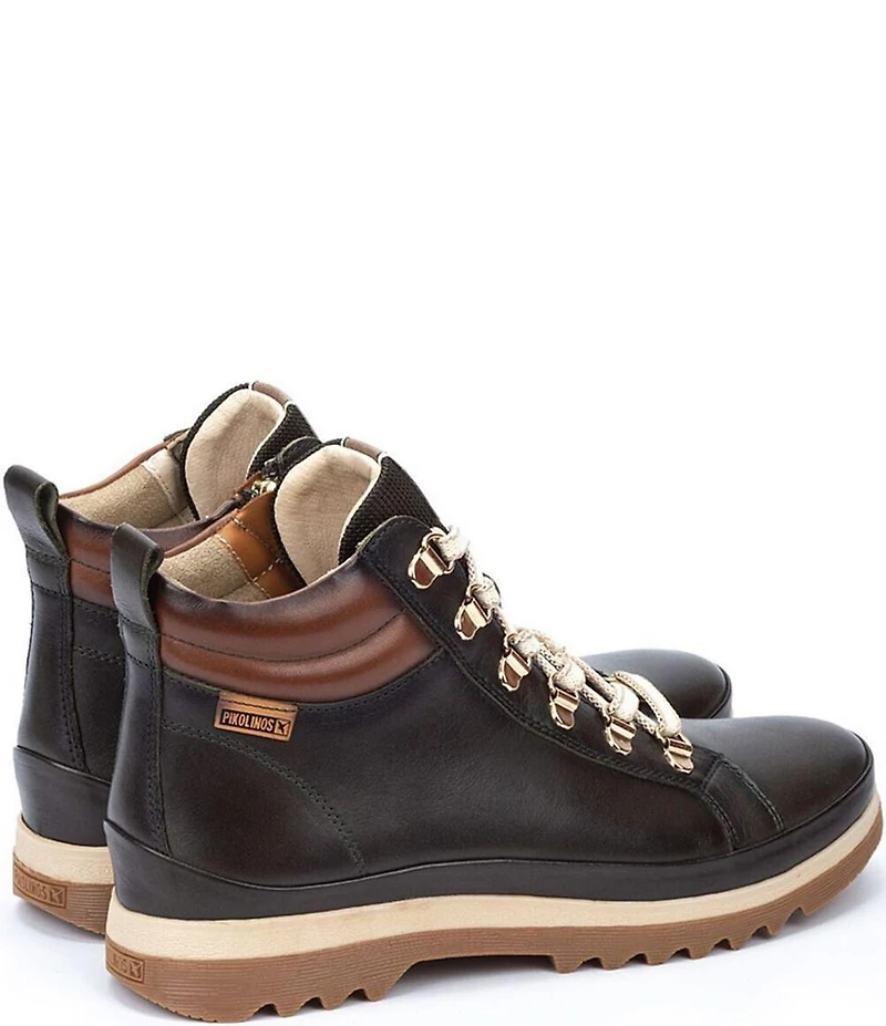 Pikolinos Women's Vigo W3W Leather Lug Sole Booties