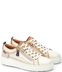 Pikolinos Women's Riells Leather Zip Platform Sneakers