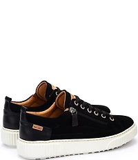 Pikolinos Women's Riells Suede Zip Platform Sneakers
