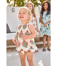 Pink Chicken Baby Girls Jaipur Pink Bellflower Print 2-Piece Set