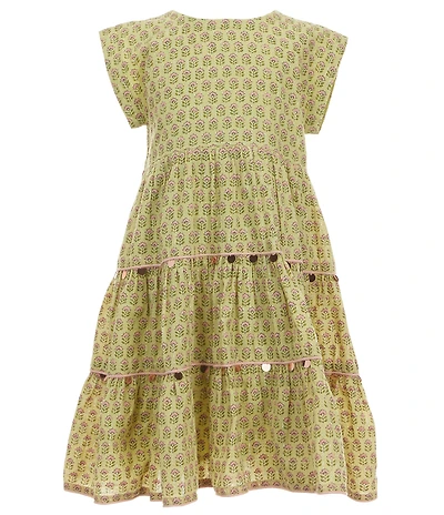 Pink Chicken Big Girls Peachy Sleeveless Dress