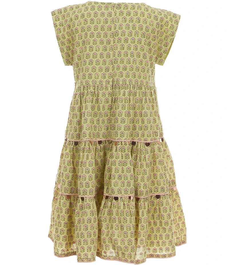 Pink Chicken Big Girls Peachy Sleeveless Dress