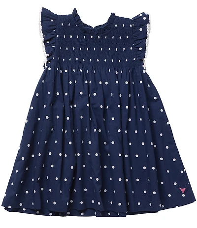 Pink Chicken Big Girls Americana Polka Dot Stevie Dress