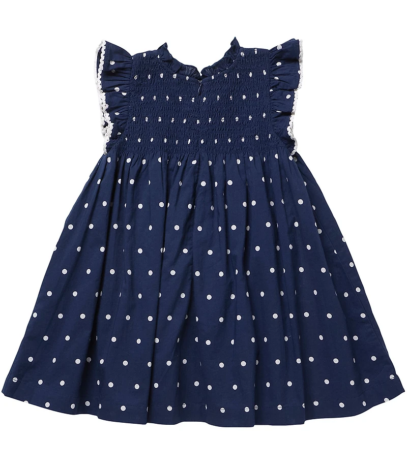 Pink Chicken Big Girls Americana Polka Dot Stevie Dress