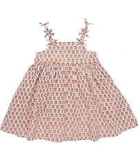 Pink Chicken Big Girls Babydoll Bow Straps Tia Dress