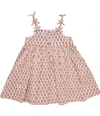 Pink Chicken Big Girls Babydoll Bow Straps Tia Dress