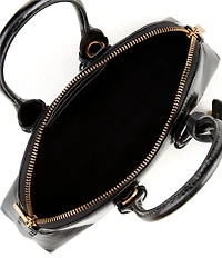 PINKO Leather Bowling Bag Satchel Handle Bag