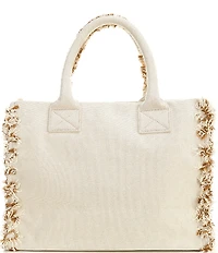 PINKO Logo Canvas Beach Tote Bag