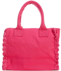 PINKO Logo Canvas Beach Tote Bag