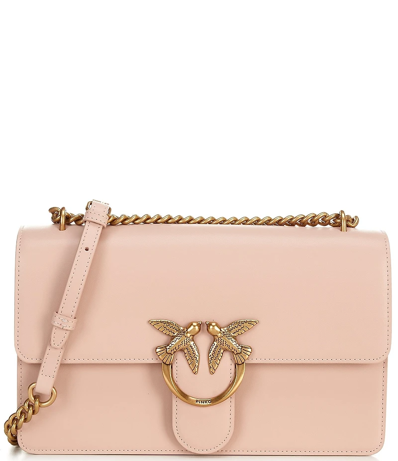 PINKO Love One Classic Chevron Convertible Shoulder / Crossbody Bag