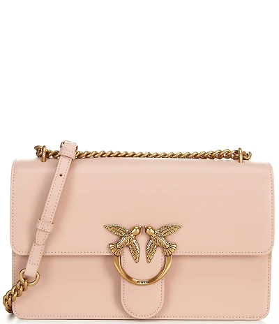 PINKO Love One Classic Chevron Convertible Shoulder / Crossbody Bag