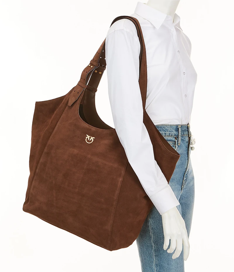 PINKO Suede Tote Bag