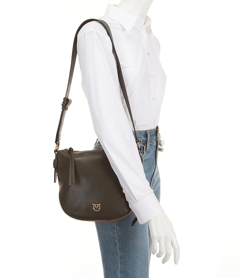 PINKO Zip Around Mini Hobo Bag