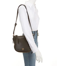 PINKO Zip Around Mini Hobo Bag