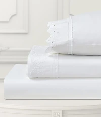 Piper & Wright Eyelet Embroidered Cotton Sheet Set