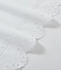 Piper & Wright Eyelet Embroidered Cotton Sheet Set