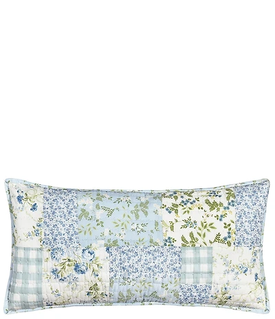 Piper & Wright Karalena Cottage-Inspired Decorative Reversible Quilted Boudoir Pillow