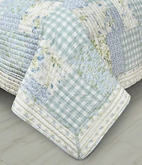 Piper & Wright Karalena Pieced Floral Patchwork Cotton Quilt