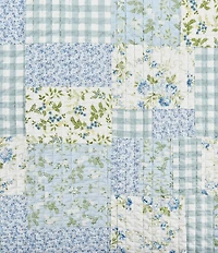 Piper & Wright Karalena Pieced Floral Patchwork Cotton Quilt