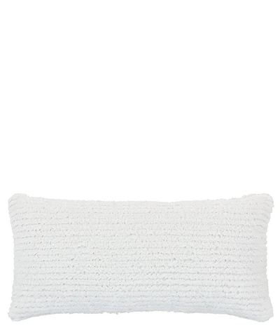Piper & Wright Lillian Collection Engineered All -Over Jacquard Striped Boudoir Decorative Reversible Pillow