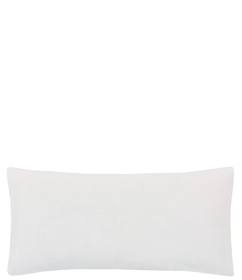 Piper & Wright Lillian Collection Engineered All -Over Jacquard Striped Boudoir Decorative Reversible Pillow