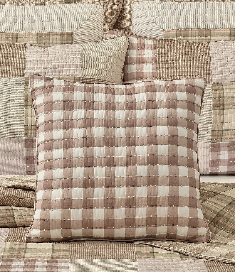 Piper & Wright Mayfair 18#double; Quilted Decorative Square Pillow